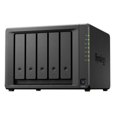 Unidad de Expansión NAS / 5 Bahías SATA / Intercambio en Caliente / USB Tipo-C / HDD y SSD 2.5" y 3.5"