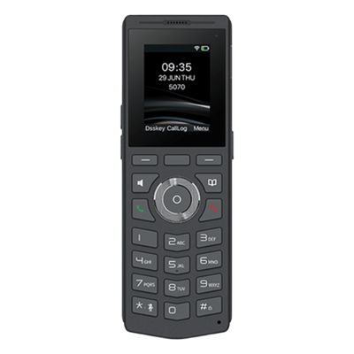 Teléfono IP Wi-Fi Portátil / Pantalla 2.0" 240x320 / Dual Band 2.4/5 GHz / Bluetooth 5.0 / Batería 1900 mAh / Resistencia Caídas 1.8 m (5.9 ft)
