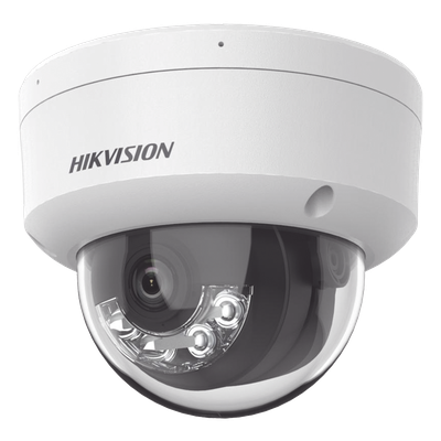 Cámara Domo IP / 6 Megapixel / Dual Light 30 m (98.4 ft) / Lente 2.8 mm / 105° / AcuSense / IP67 / IK10 / WDR 120 dB / PoE