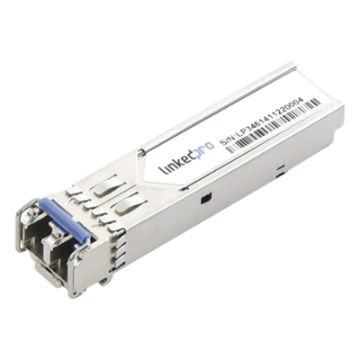Transceptor Óptico SFP Industrial / 1.25 Gbps / Monomodo 1310 nm / LC Dúplex / 20 km (12.4 mi) / Hot-Pluggable / DDM / -40 a 85 °C