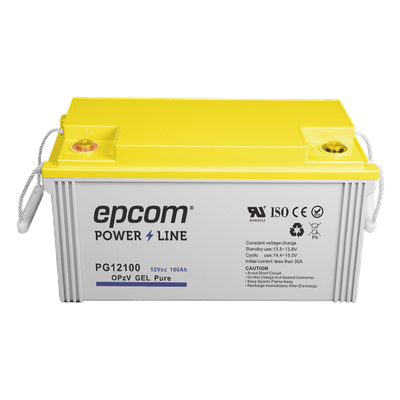 Batería de Gel OPzV / 12 Vcc / 100 Ah / Ciclo Profundo / Fotovoltaica y Respaldo