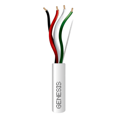 Cable para Bocina / 4x16 AWG / 152 m (500 ft) / Libre de Oxígeno / Riser / Blanco