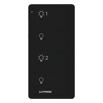 Control Inalámbrico de 4 Botones / 2 Grupos de Luces / RF 431-437 MHz / Alcance 18 m (59 ft) Línea de Vista / Batería 10 Años / Montaje Múltiple