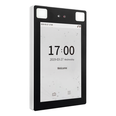 Terminal Facial para Exterior / 50,000 Usuarios / 30,000 Rostros / 2 Megapixel / Reconocimiento 2.5 m (8.2 ft) / IP68 IK04 / Wi-Fi