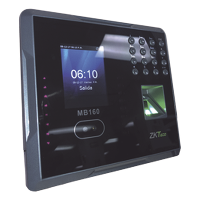 Terminal Biométrica Facial / 1,500 Usuarios / Pantalla 2.8" / TCP-IP USB / Control 1 Puerta / ADMS