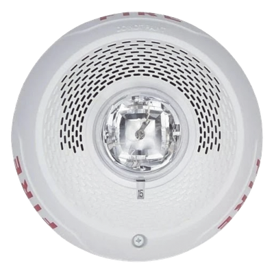 Bocina con Estroboscópico / Montaje en Techo / Flash 1 Hz / Altavoz 8' con Puente para Plafón / Diseño Compacto / Menor Consumo de Energía