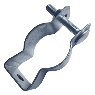 Abrazadera Clip / 3/4" (25-31 mm) / Varilla 1/4" / Cincado Electrolítico 5 micras / Monobloque / Tuberías Horizontales