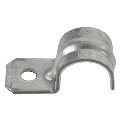 Abrazadera Tipo Uña / 3/4 (19 mm) / Acero Pregalvanizado Calibre 18 / Conduit Pared Gruesa y PVC