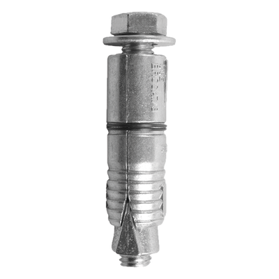 Taquete Expansor / Carga a Tensión 200 kg / Carga Cortante 240 kg / Zamac Resistente a Corrosión / 1/4" x 1-3/4" (44 mm) / Incluye Tornillo