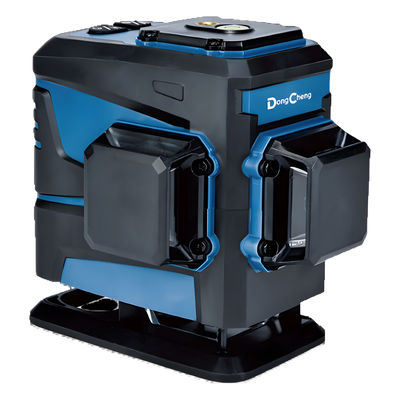 Nivel Láser Línea Verde / 515 nm / Autonivelante ±3° / Proyección 360° / Batería 4V 4.4Ah / Base Magnética Rotativa