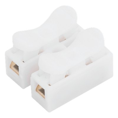 Conector Push / 2 Contactos / 250V / 10A / -40°C a 100°C / Cables 0.5-3.5 mm² / Material Antiflama