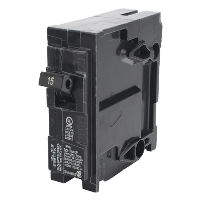 Interruptor Automático Enchufable / 1 Polo / 15 A / 120 V AC / Capacidad de Interrupción 10 kA / UL 489