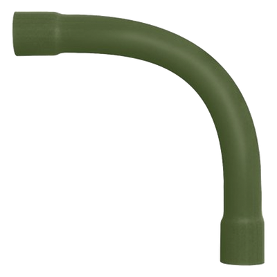 Curva de 90° para Tubería Conduit / PVC / 1" (25 mm) / Conector Termoformado Integrado / Apto para Concreto / Autoextinguible