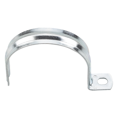 Abrazadera Tipo Uña / 1 1/2" (38.1 mm) / Acero 0.9-1.2 mm / Cincado 5 Micras / Conduit Plástico y Acero