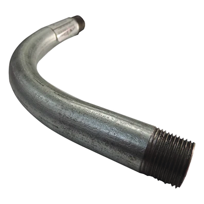 Codo Conduit Cédula 40 / 1" (27 mm) / Acero Galvanizado / Recubrimiento Naranja / Rosca NPSM/NPT / Longitud 3.20 m (10.5 ft)