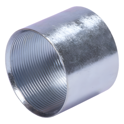 Cople Pared Gruesa / 2 1/2" (63mm) / Rosca Galvanizada / Interior / Humedad Relativa < 40%