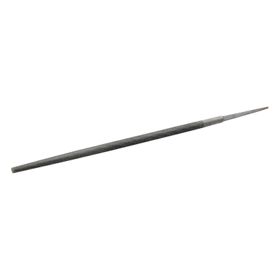 Lima Redonda Muza / 8" (203.2 mm) / Diámetro 9/32" (7.1 mm) / Dientes Rectificados / Doble Corte / Acero al Cromo