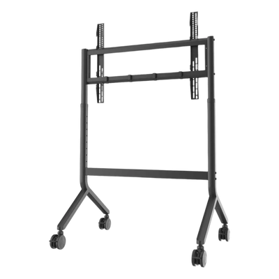 Soporte Móvil para Pantalla / 65" a 90" / Carga 90.9 kg (200 lbs) / VESA 200x200 a 800x500 / Altura Ajustable 1110-1560 mm (43.7"-61.4") / Ruedas 360°