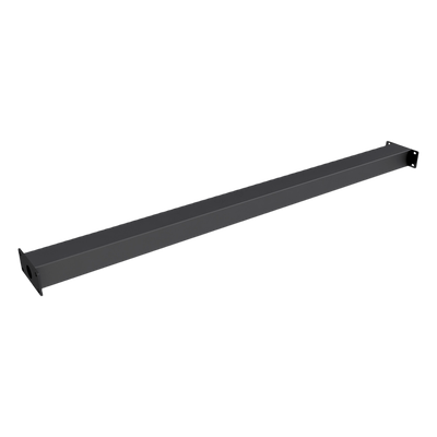 Perfil Rectangular de Interconexión / Acero 1200 mm (3.9 ft) / Ancho 56 mm (2.2 ft) / Soporte 100 mm (3.9 ft) x 40 mm (1.6 ft) / Radio de Esquina R4 mm
