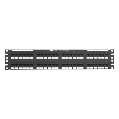 Panel de Parcheo Punchdown / Cat 6 Clase E / 48 Puertos / 2UR / 19.00' Ancho / Acero Inoxidable