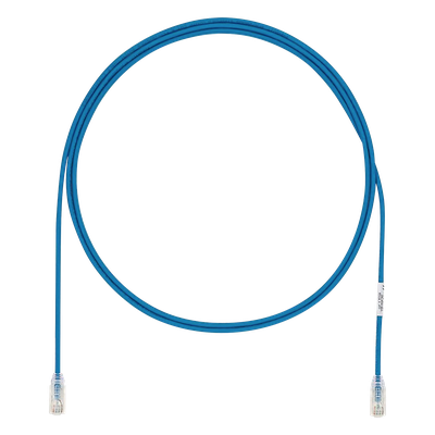 Cable de Parcheo UTP Cat6A / CM/LSZH / 28AWG Diámetro Reducido / 1.52 m (5 Pies) / Azul