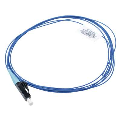 Pigtail de Fibra Óptica / LC Simplex / Multimodo OM3 50/125 / 900μm / Aqua / 1 Metro (3.28 Pies)