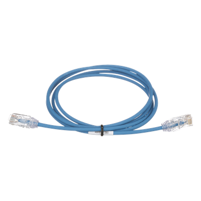 Cable de Parcheo / Cat6 / UTP / 28AWG / Diámetro Reducido / 3.05 m (10 Pies) / Azul