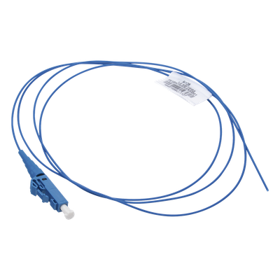 Pigtail de Fibra Óptica / LC Simplex / Monomodo OS2 9/125 / 900μm / LSZH / 3 m (9.84 ft) / Azul