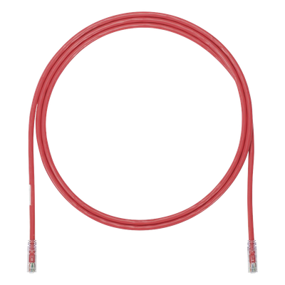 Cable de Parcheo UTP / Cat6A / 24 AWG / CM / 2.13 m (7 ft) / Rojo