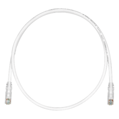 Cable de Parcheo / Cat6 / 24 AWG / CM / 0.91 m (3 ft) / UTP / Blanco Mate