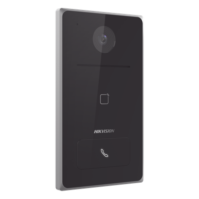 Frente de Calle IP / 2 Megapixel / 129°H / IR 2.5 m (8.2 ft) / PoE 802.3af / IP65 / Lector Mifare / Audio Bidireccional